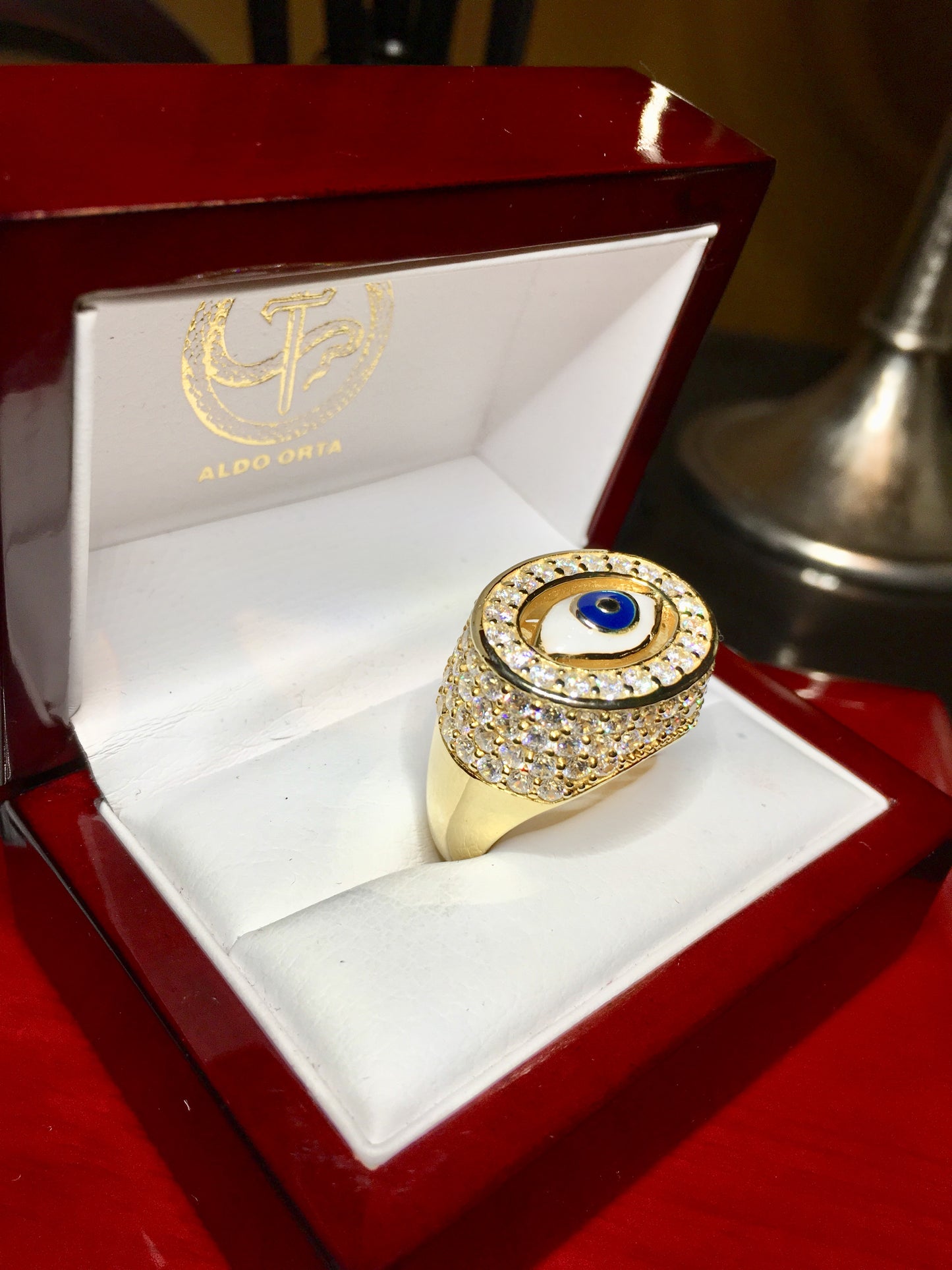 Evil Eye Protección Ring