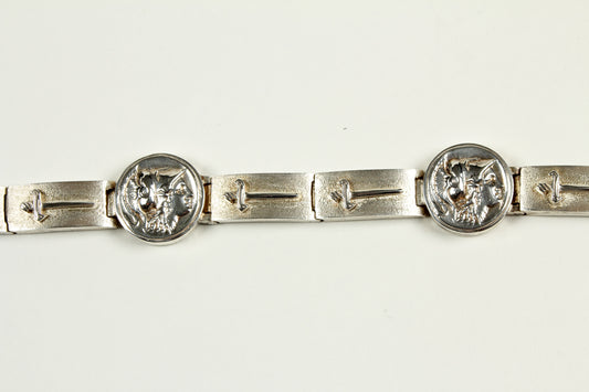 Athena Sword Link Bracelet Wide