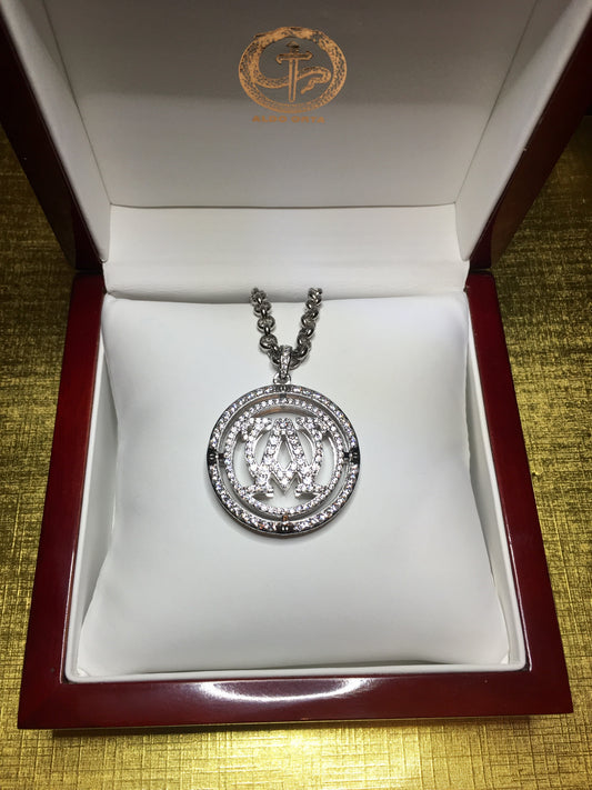 Alpha and Omega Pendant Necklace