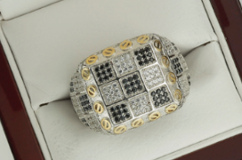 Diamond Check Ring