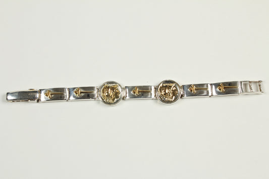 Athena Sword Link Bracelet Narrow