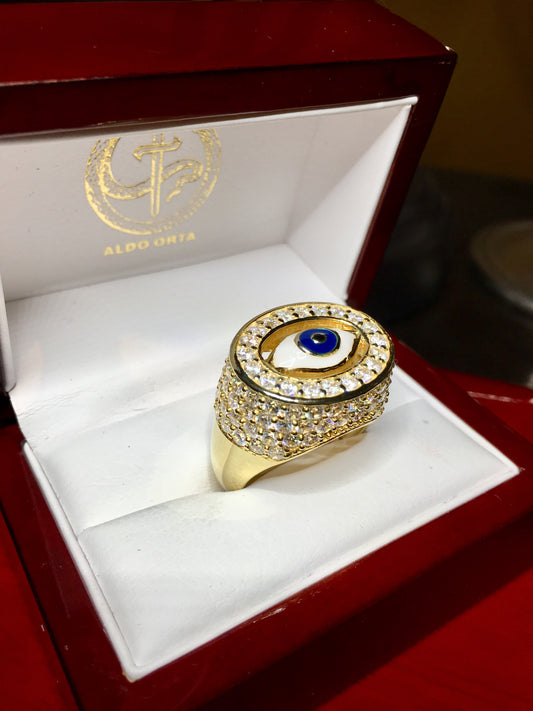 Evil Eye Protección Ring