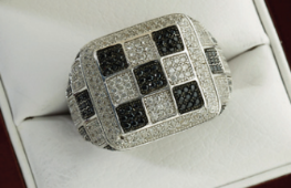 Diamond Check Ring