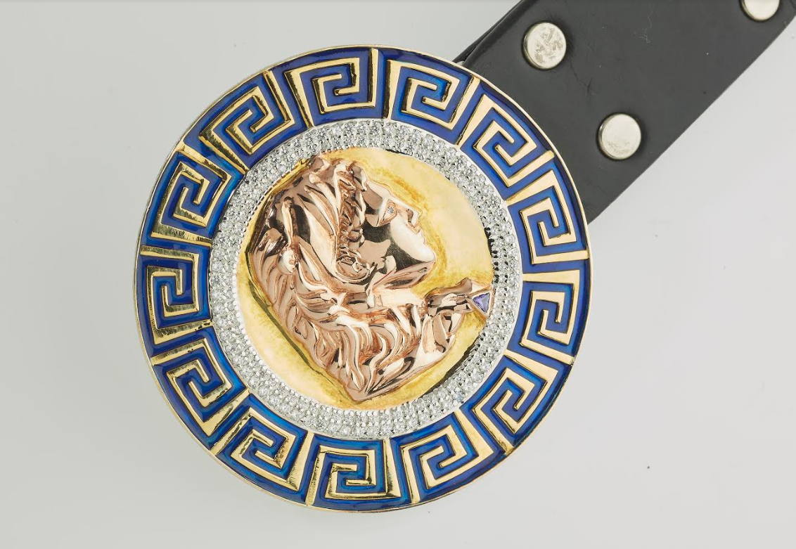 Alexander Lion Head Belt Buckle